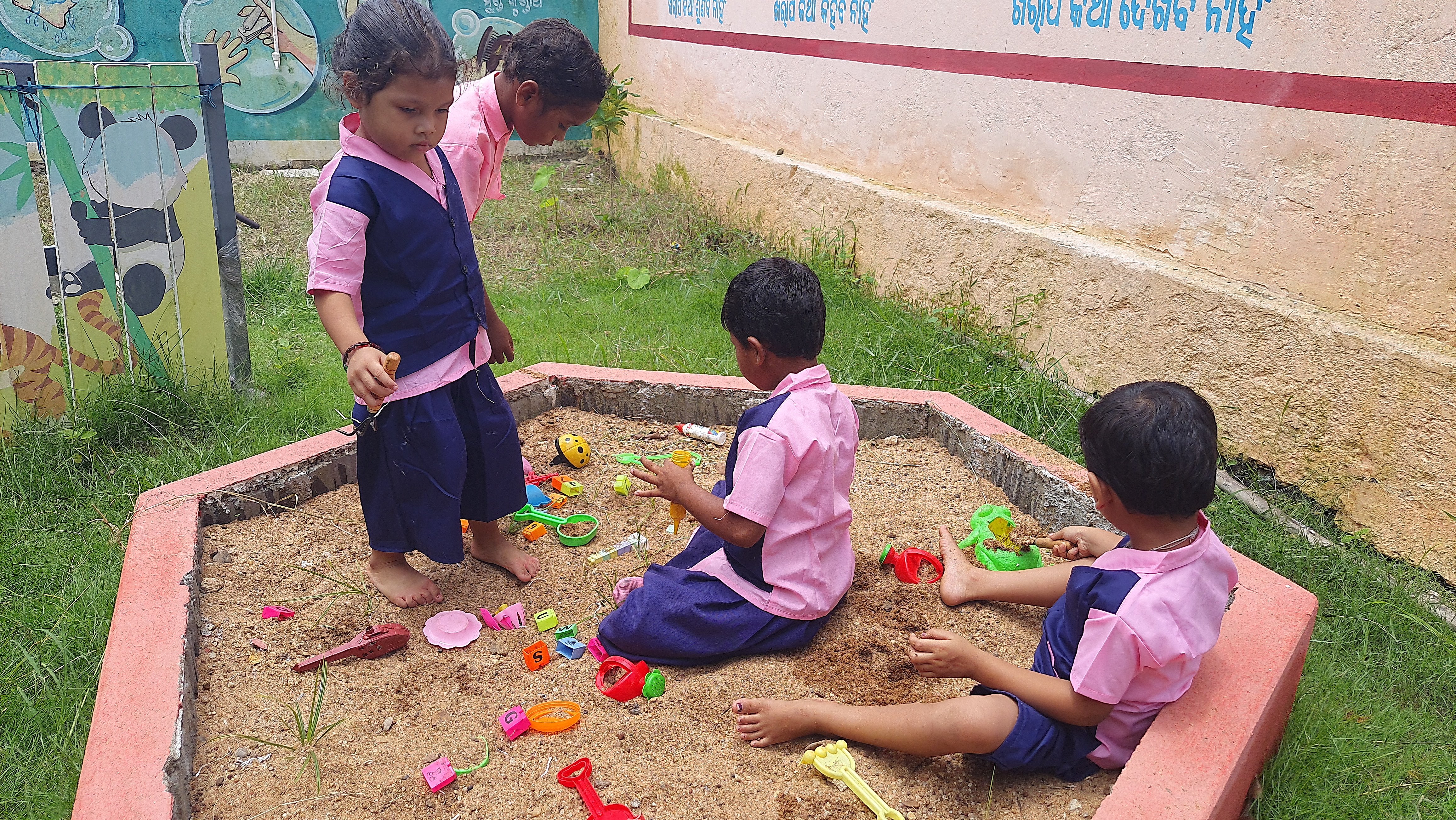 Step into the Veer Surendra Sai Adarsh Anganwadi Centre at Kudopali village, Maneswar block, in Odisha’s Sambalpur district, chances are you will think you are in a private play school.
