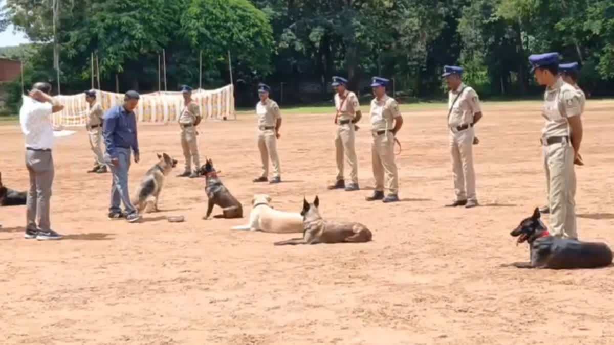 POLICE DOG COMPETITION DRAWS ATTENTION IN BELAGAVI