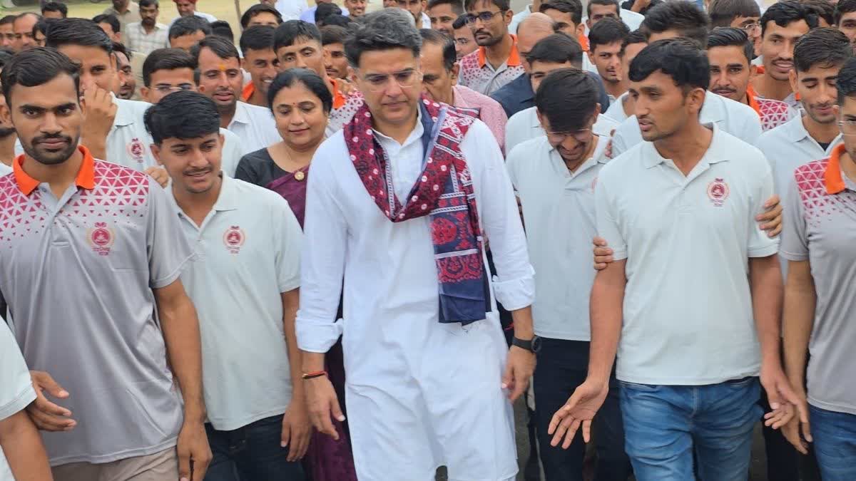 सचिन पायलट का बाड़मेर दौरा