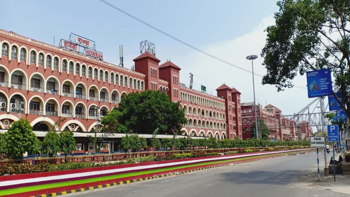 Renovation Outside Howrah Station