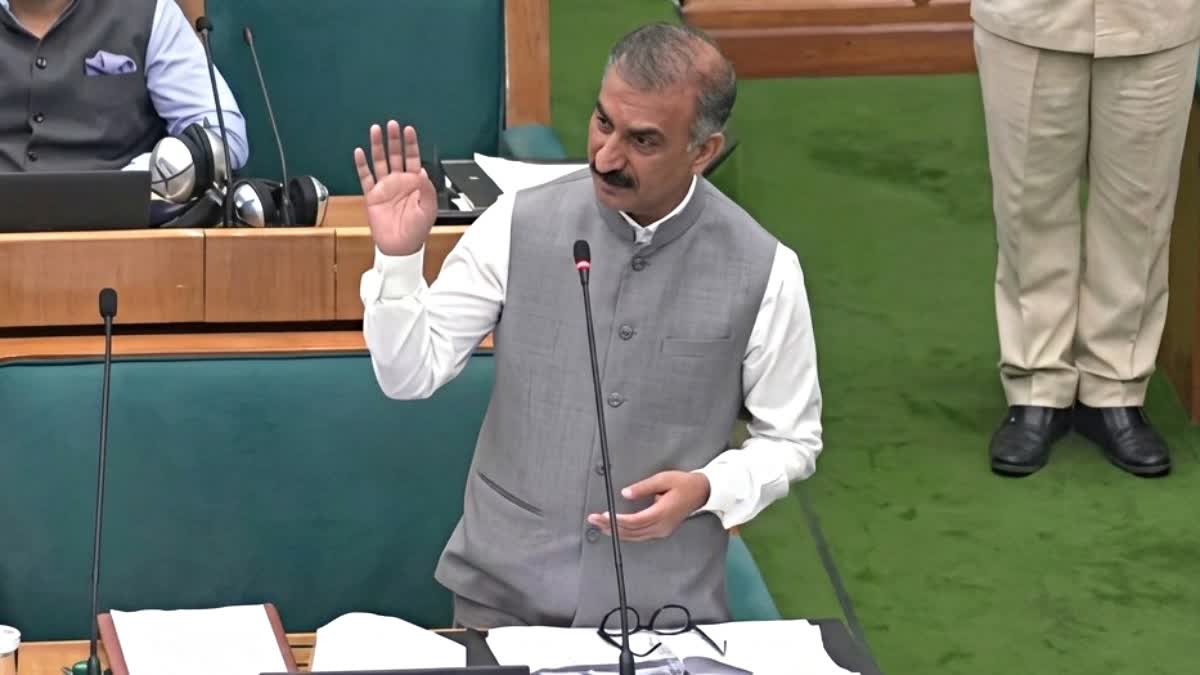 CM SUKHU REPLY ON DOCTORS SHORTAGE IN HIMACHAL