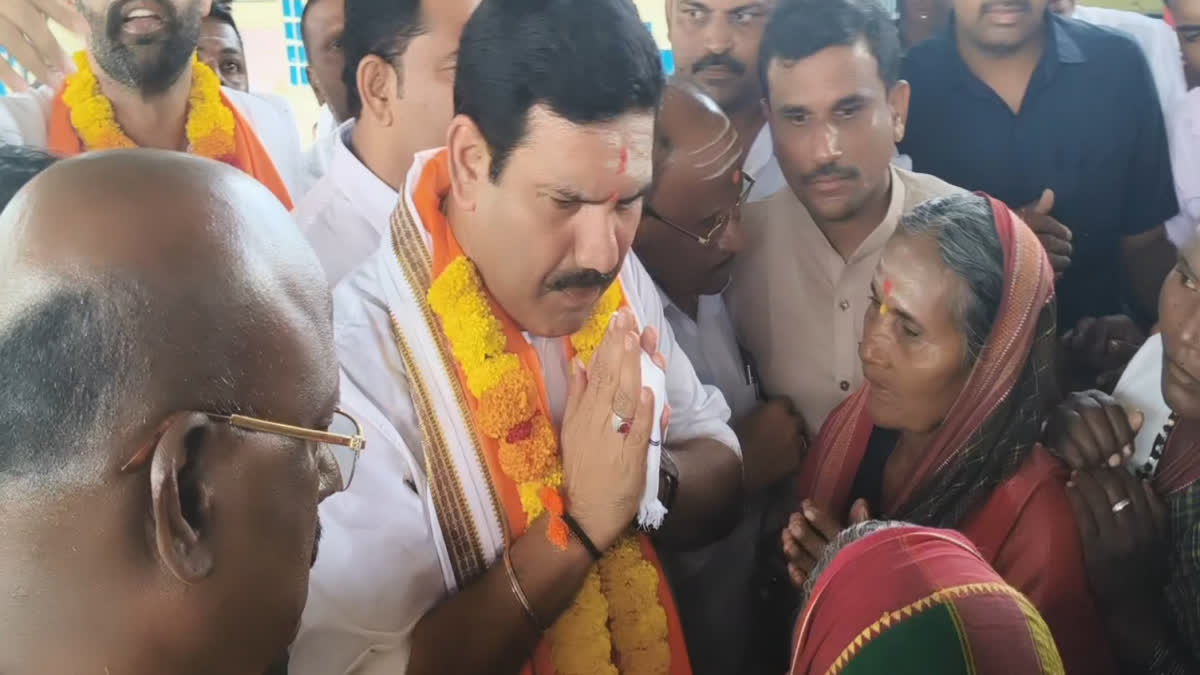 BJP'S BALLARI CHALO PADAYATRA STARTS FROM LINGSUGUR