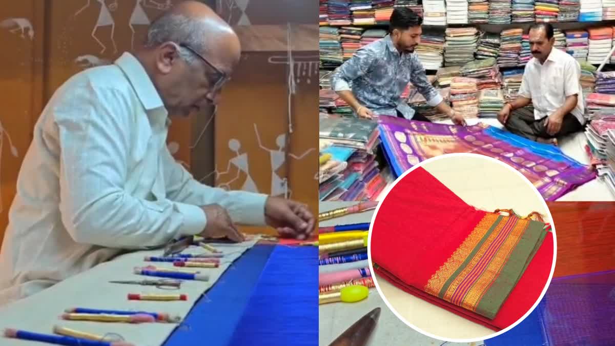 Yeola Paithani Weavers in Nashik District Welcome Government New Barcode Rule