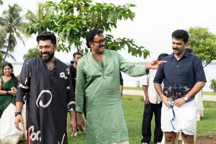 Shyam Mohan on the sets of Bethlehem Kudumba Unit