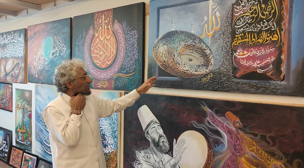 SM Mushtaq Cancer Artist
