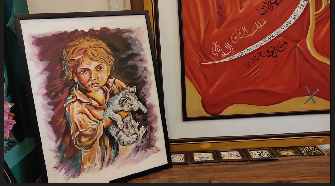 SM Mushtaq Cancer Artist