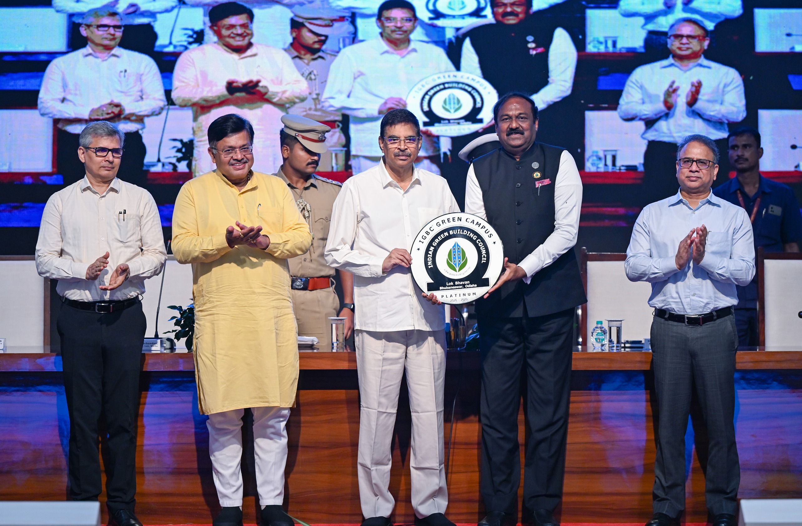 Odisha Lok Bhavan Gets IGBC Platinum Green Campus Certificate
