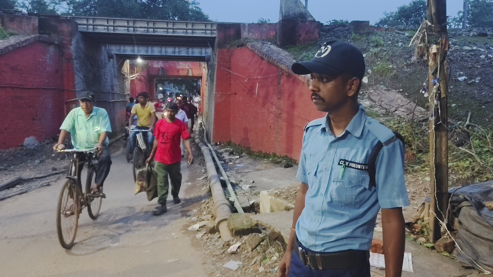 Hooghly civic volunteer Sajal Santra