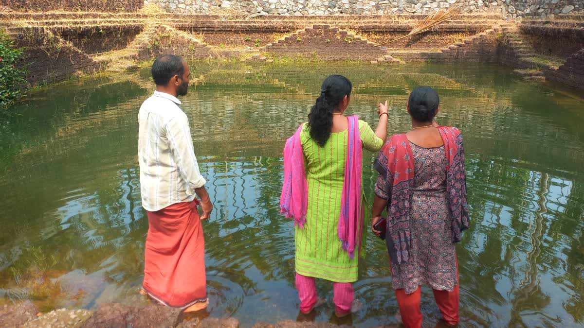 FATHER AND DAUGHTER DROWNING  TEMPLE POND ACCIDENT  KASARGOD  KASARGOD TEMPLE POND ACCIDENT