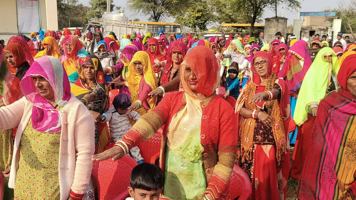 Woman farmer taking oath