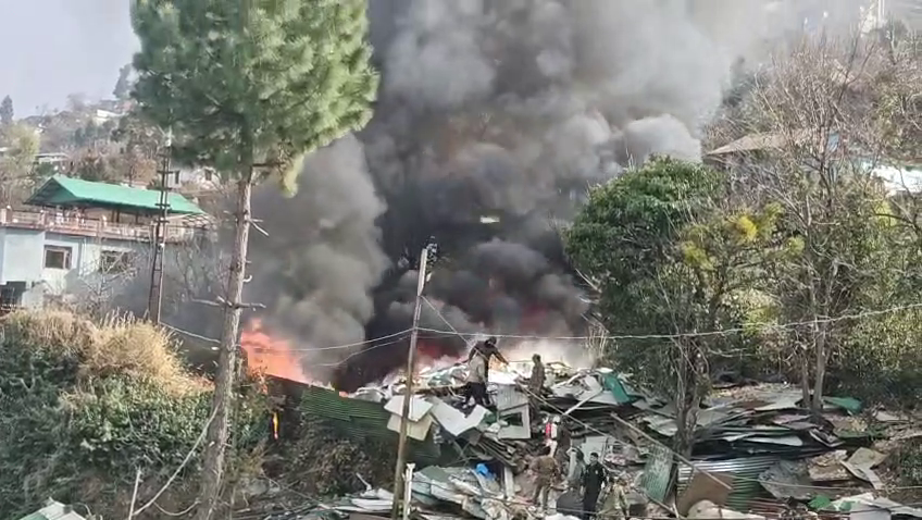 ARMY CANTEEN STORE FIRE