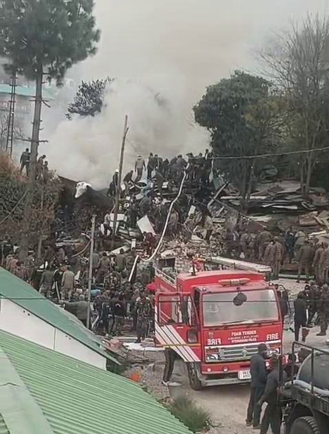 ARMY CANTEEN STORE FIRE