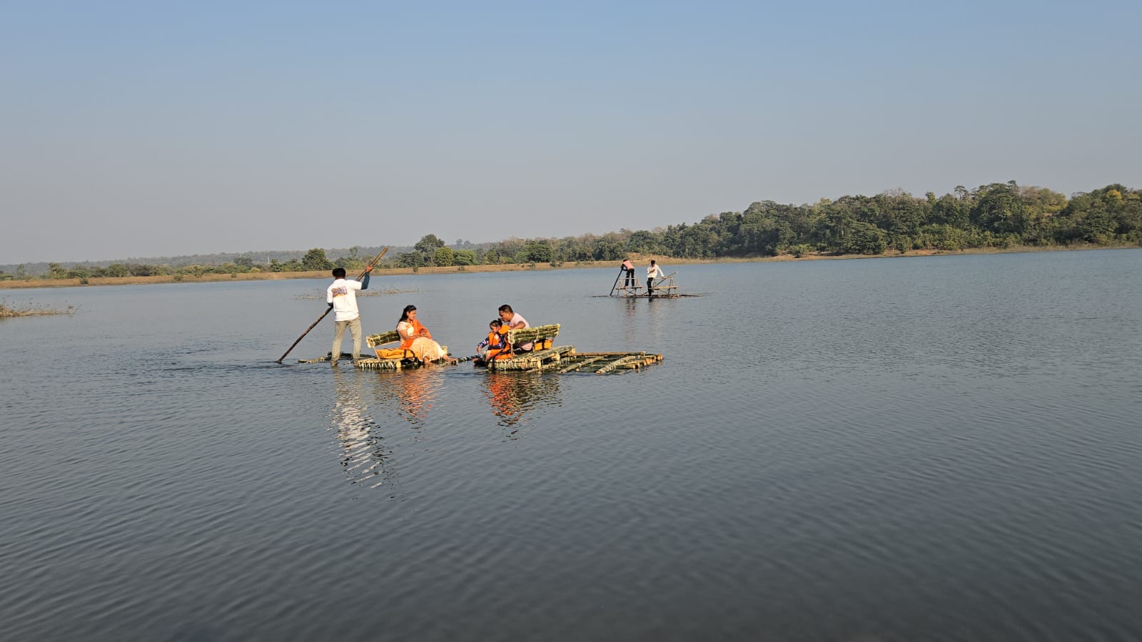 bamboo rafting siyadevi dam