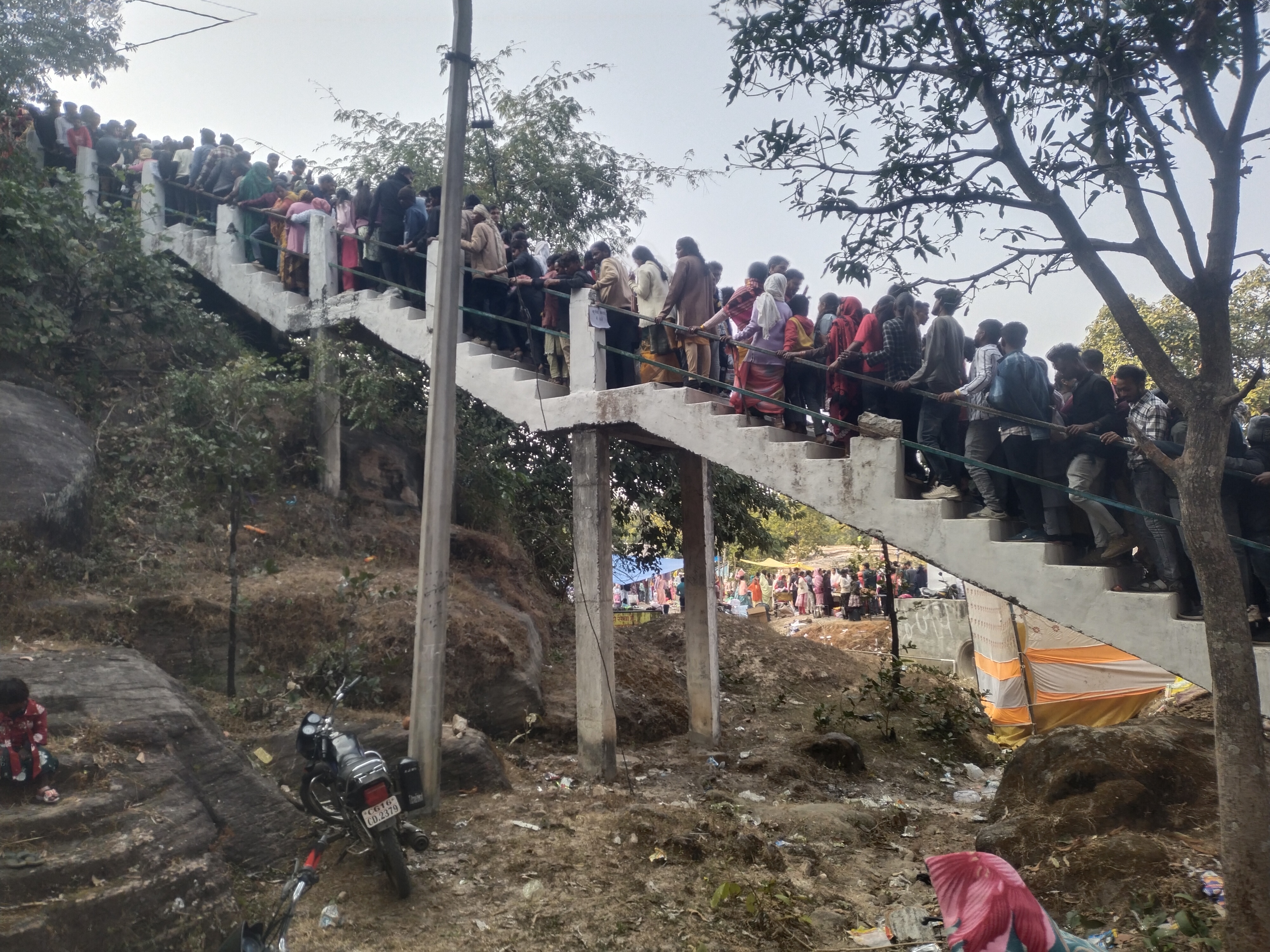 Trouble with the only access stairs