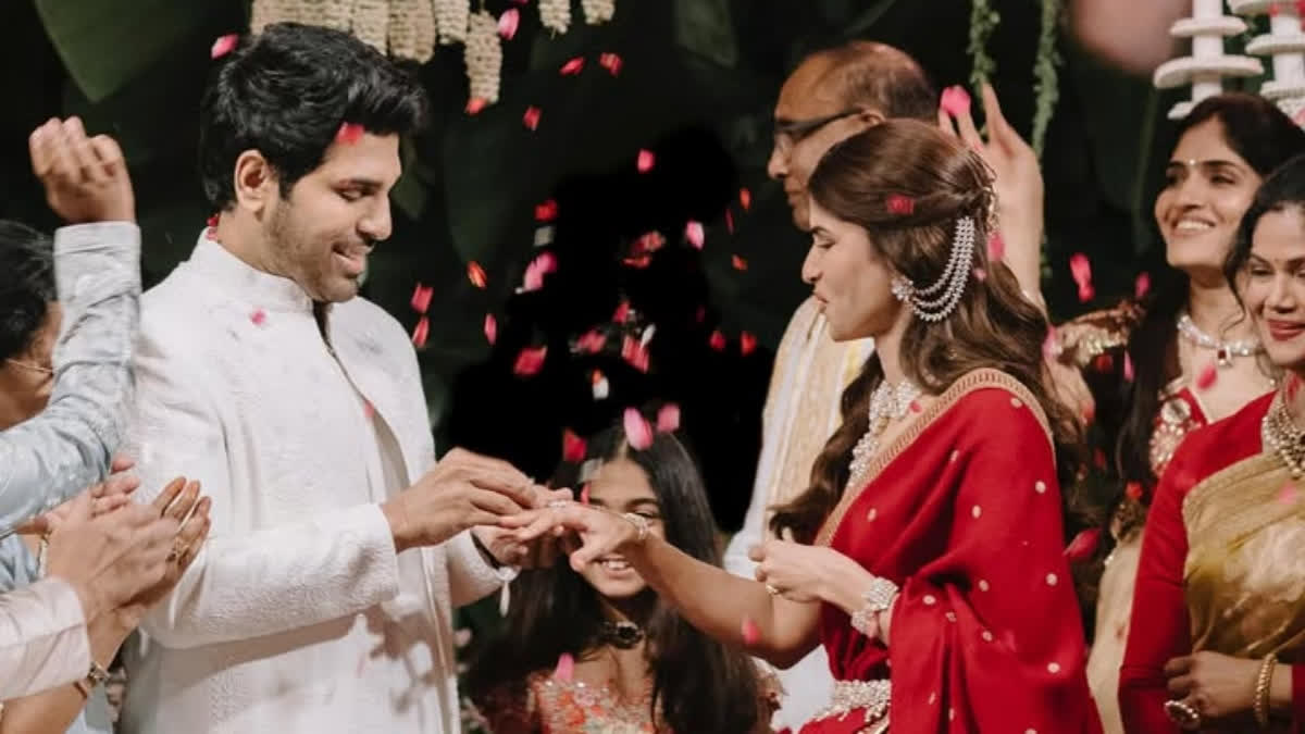 Nayanika Redy Allu Sirish - Nayanika Reddy Pre-Wedding Celebrations: Couple Pops ...