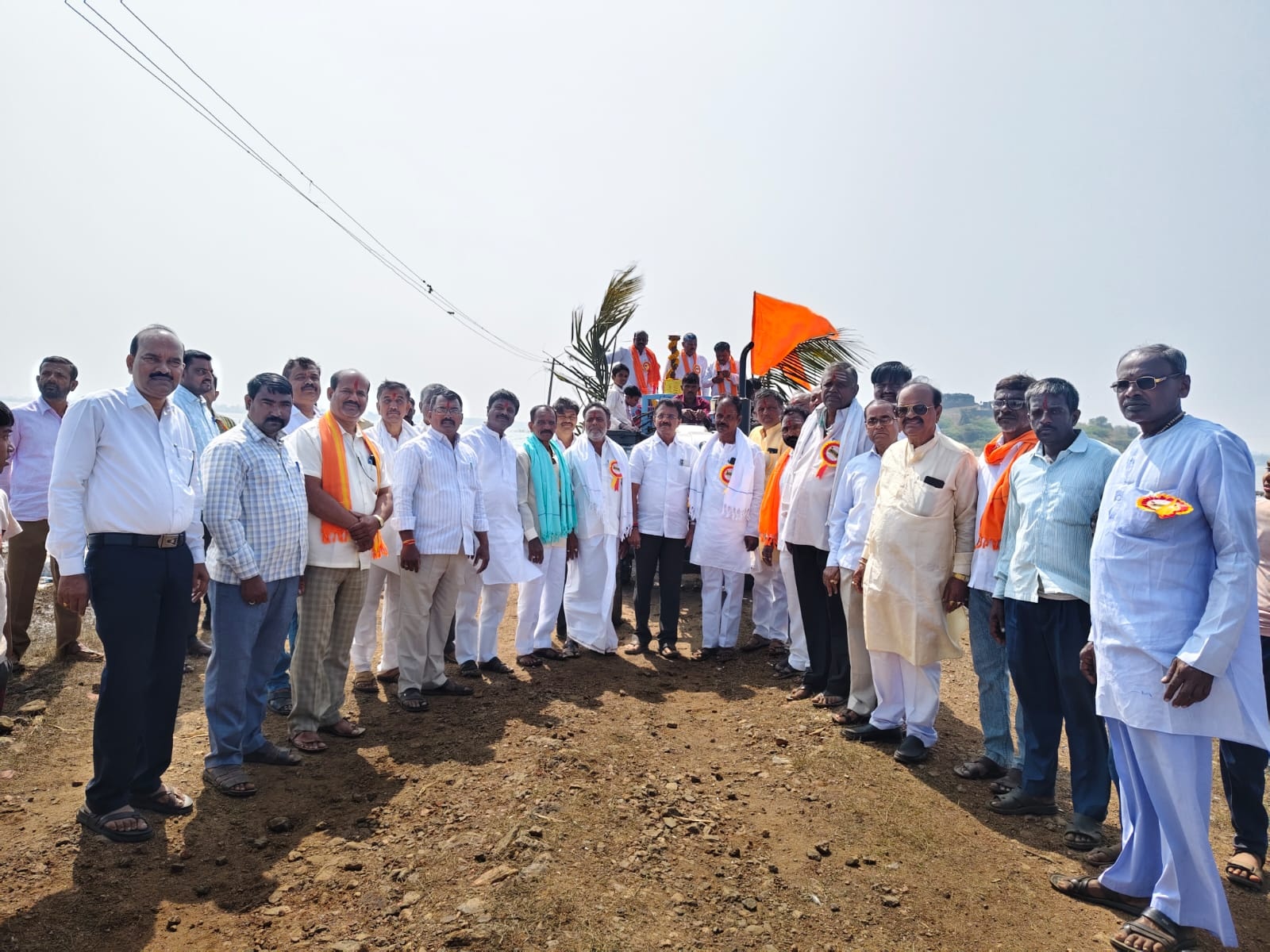 DC MOHAMMED ROSHAN  BELAGAVI  ಒಕ್ಕುಂದ ಉತ್ಸವ  100 ಮೀಟರ್ ಕನ್ನಡ ಬಾವುಟ