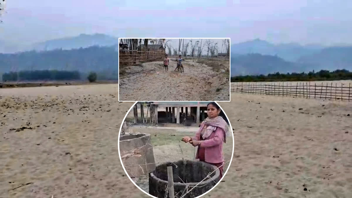 Lack of drinking water in Silapatha