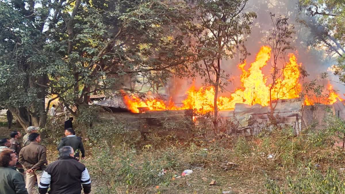Fire breaks out Pachmarhi