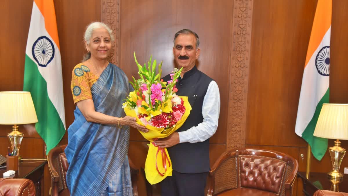 CM Sukhu meets Union Finance Minister
