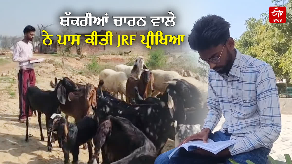 GOAT HERDER PASSES JRF EXAM YOUTH