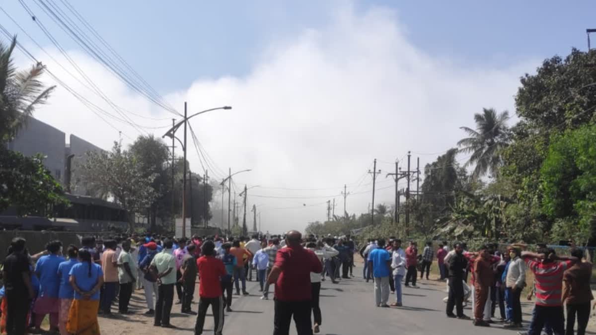 Oleum gas leak in Tarapur industrial estate in Palghar