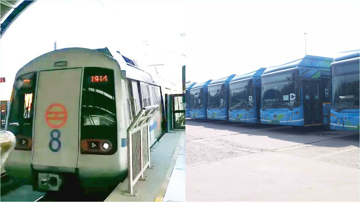 मेट्रो, रैपिड रेल (नमो भारत) और बस सेवाओं के समय में बदलाव