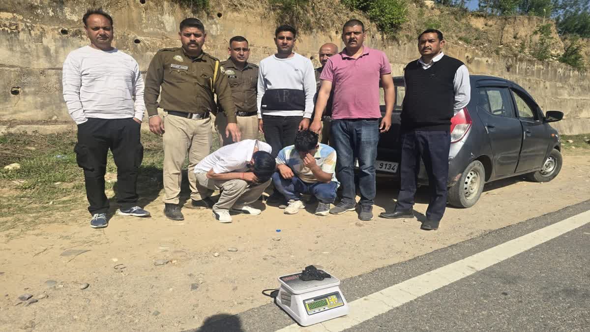 मंडी में 2026 की सबसे बड़ी चिट्टे की बरामदगी, 134 ग्राम सहित दो मुख्य  सप्लायर गिरफ्तार