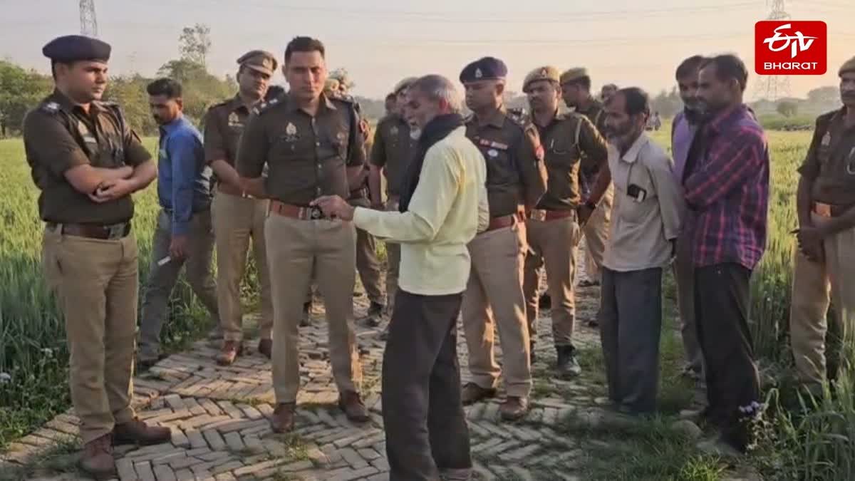 मौके पर पहुंची पुलिस ने की जांच पड़ताल.