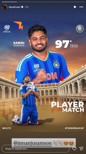 Celebs Hail Sanju Samson