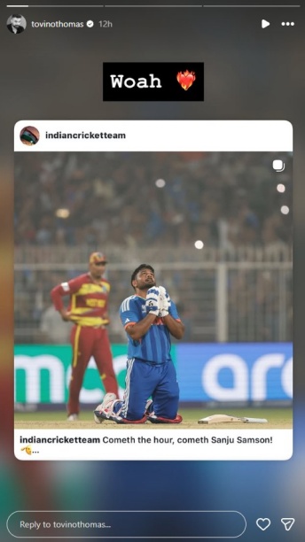 Celebs Hail Sanju Samson