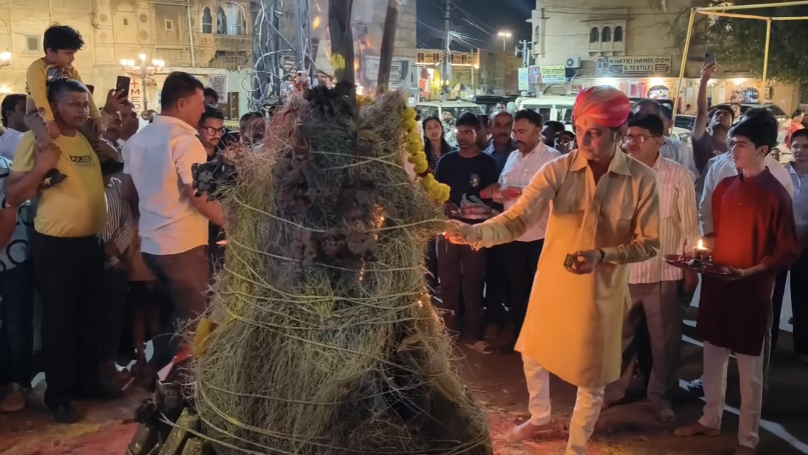 Holika Dahan in Jaisalmer