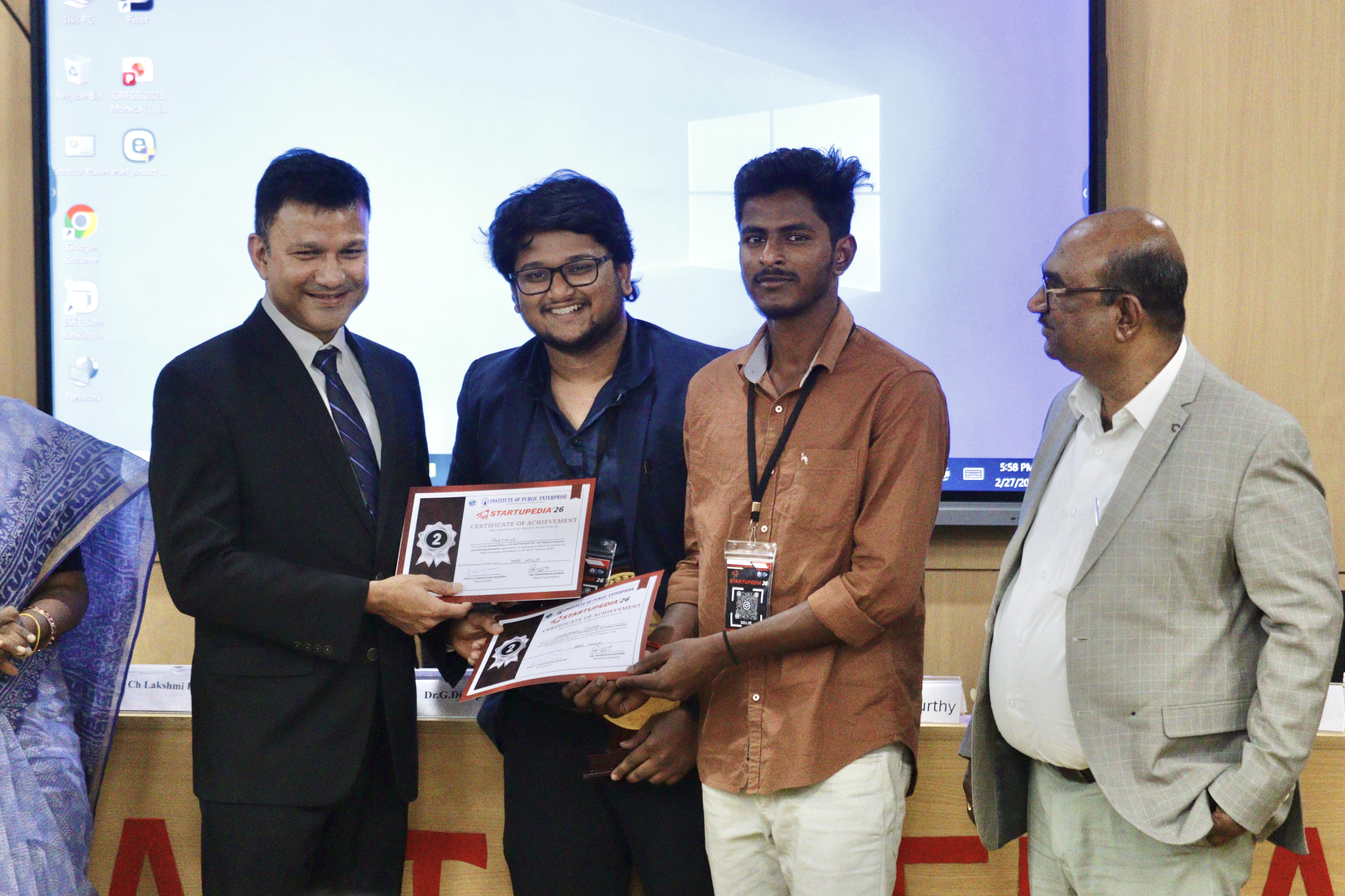 Team Mrs Mille (Agri-tech Industry) emerged as the first runner-up