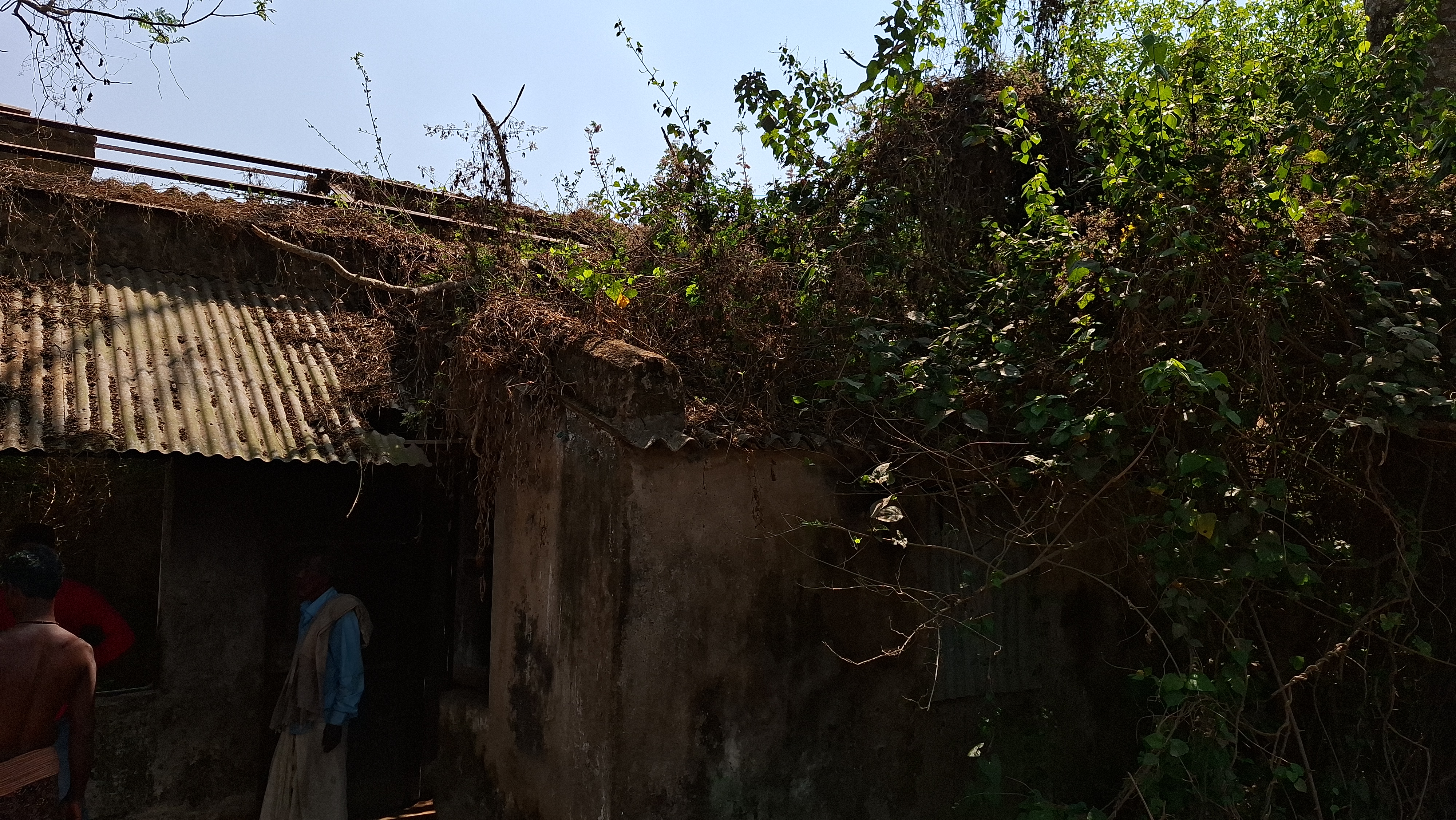 The broken house where Babaji Nayak lived