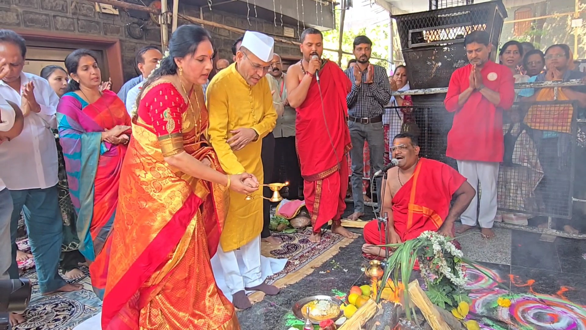 Sai Baba Temple Celebrate Holika Dahan