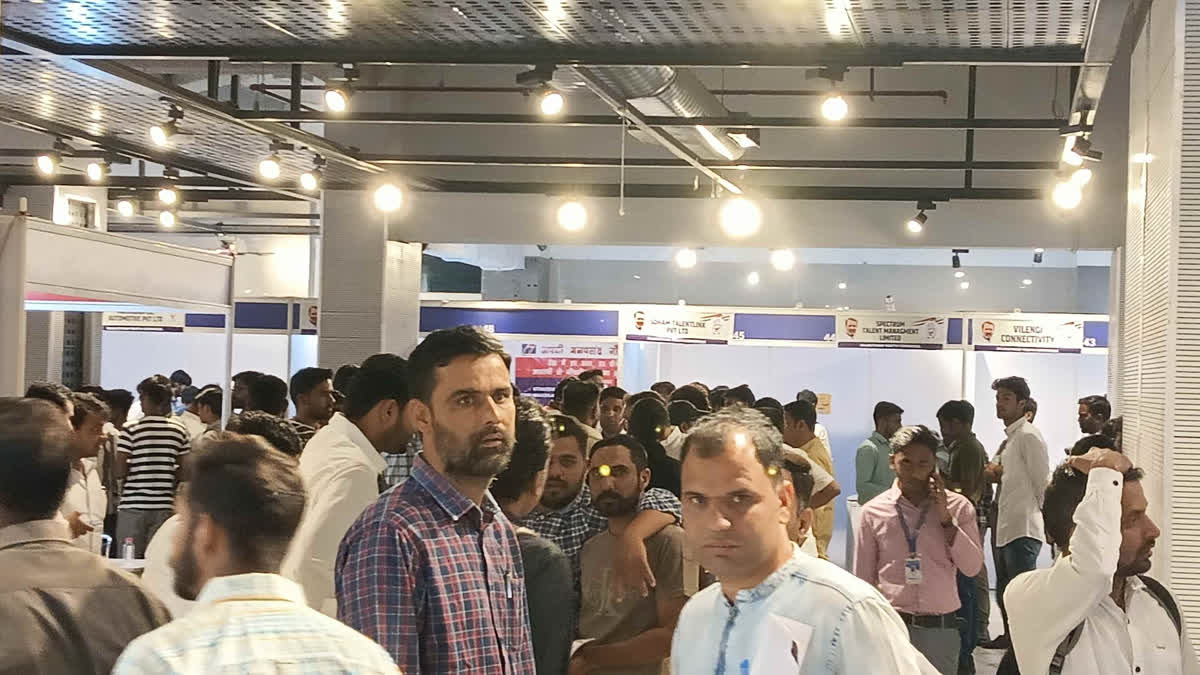 Youth Congress Hosts Job Fair In Rajasthan's Jaipur A job fair was organized by the Youth Congress at the Rajasthan International Centre here on Wednesday