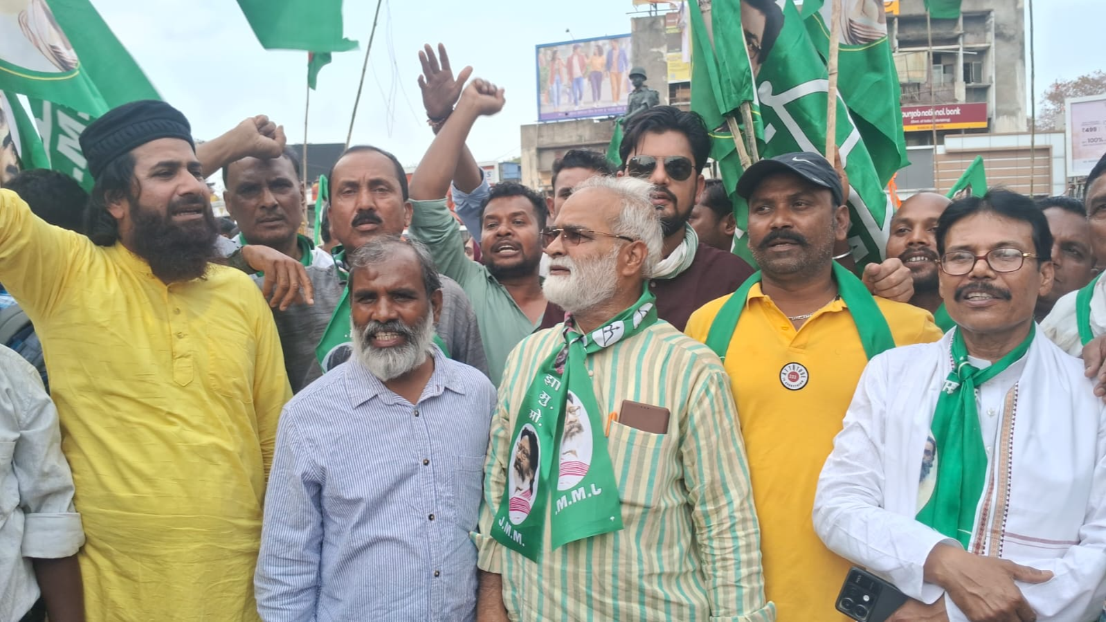 JMM protest in Ranchi