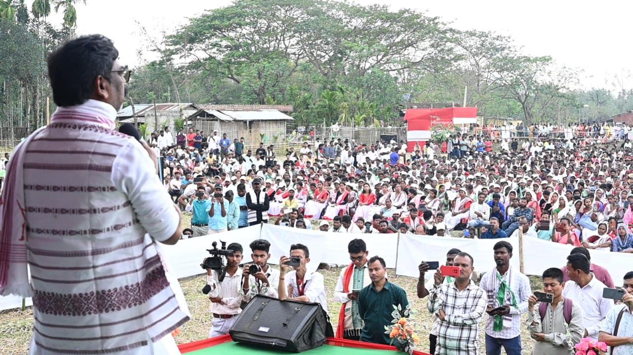 Jharkhand CM Hemant Soren campaigned for JMM candidate from Sarupathar seat In Assam