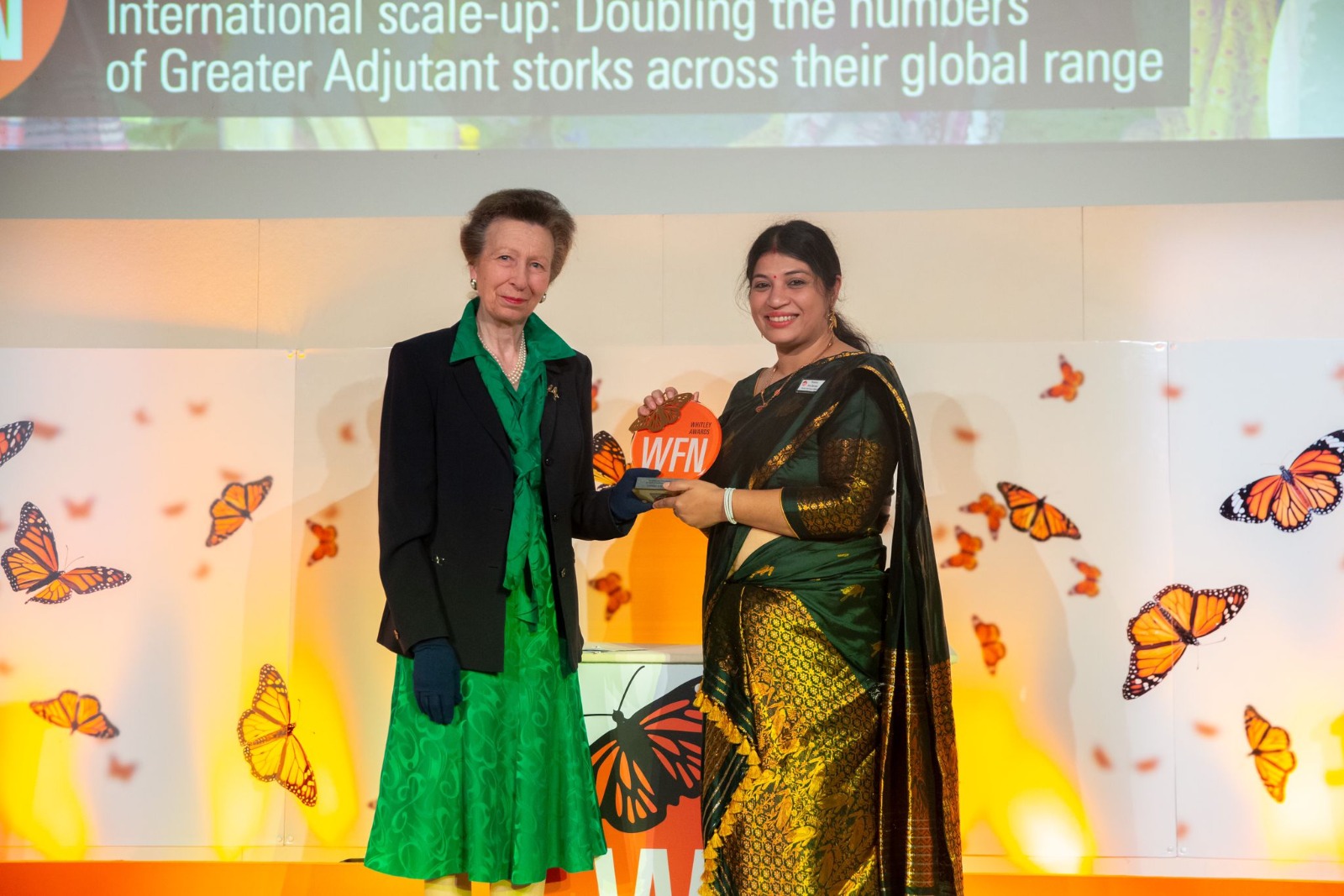 GREEN OSCAR WHITLEY GOLD AWARD 2024 TO DR PURNIMA DEVI BARMAN