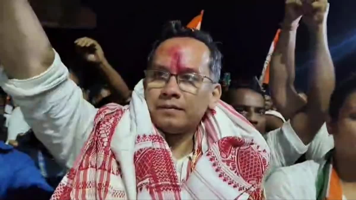 Gaurav Gogoi at Kaliabor