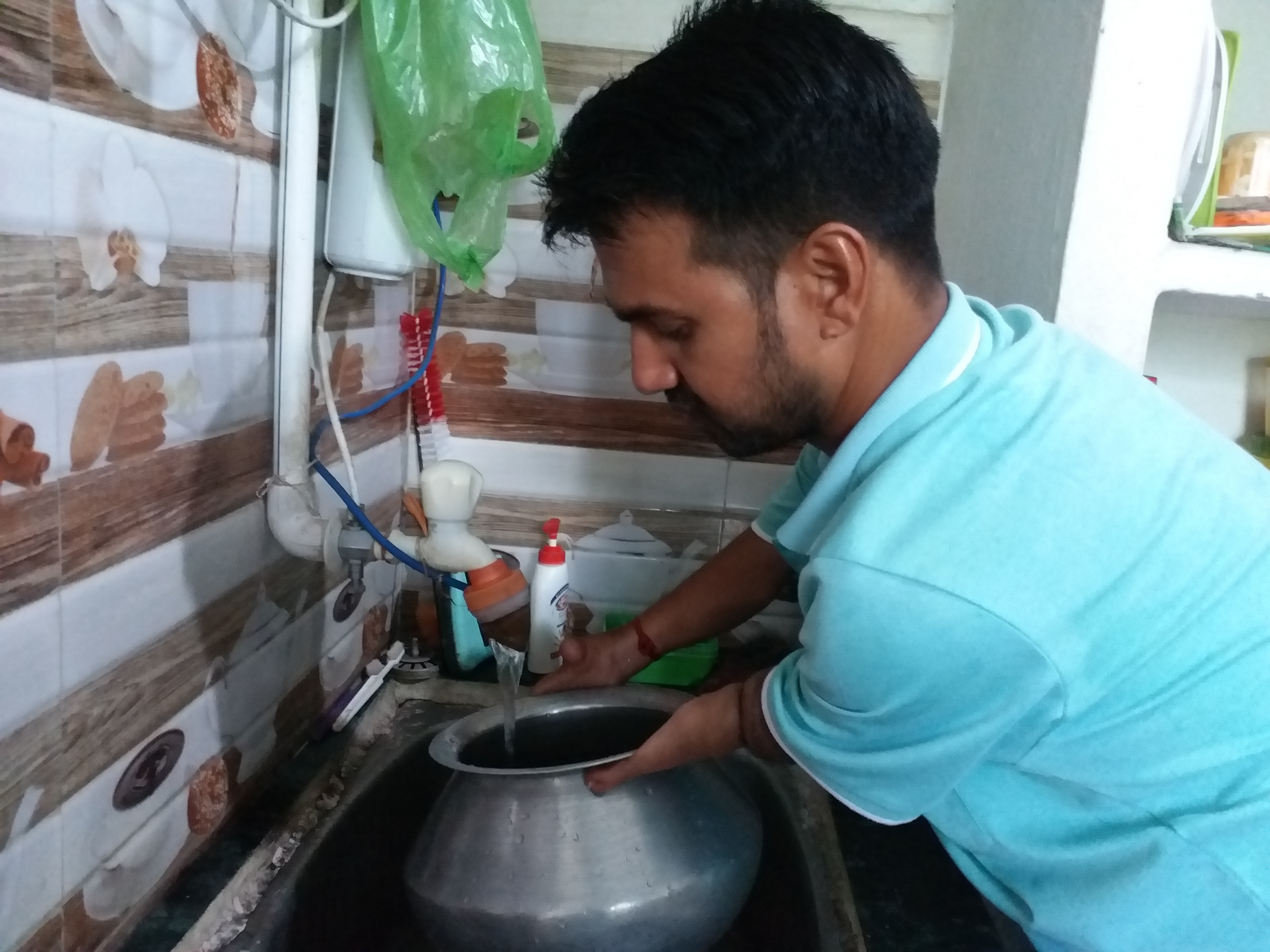 Asst Professor Gyana Das at his home