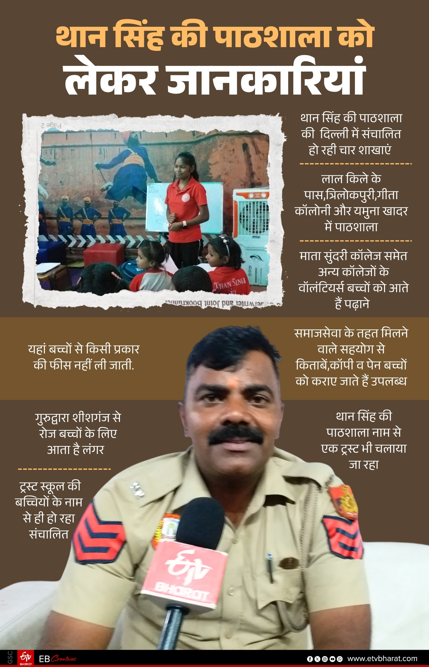 थान सिंह की पाठशाला 2015 से लगातार प्रयासरत
