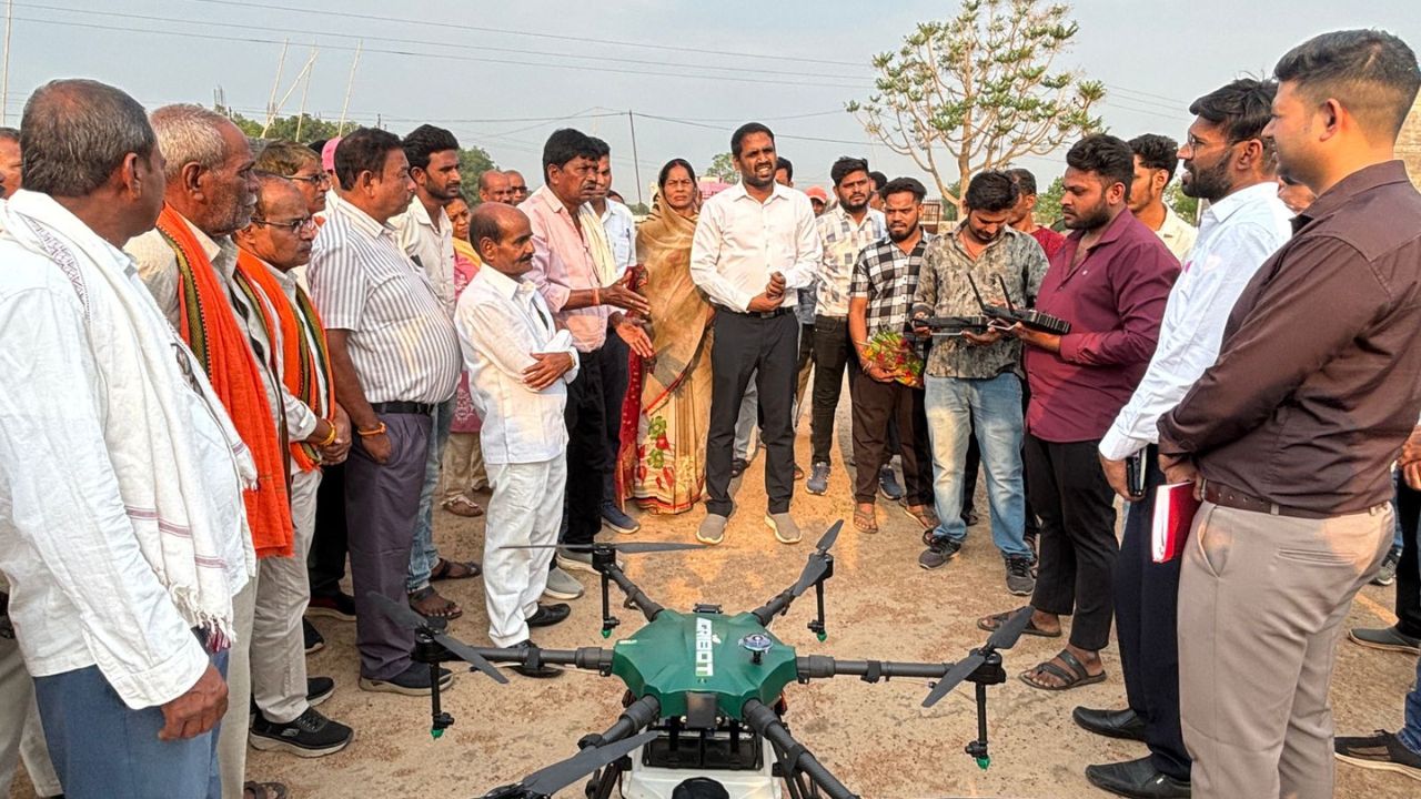Drone technology helps farmers