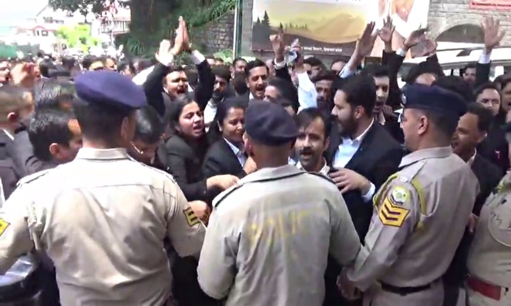 SHIMLA LAWYERS PROTEST