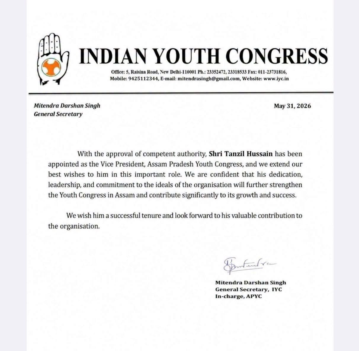 vice president of the APYC