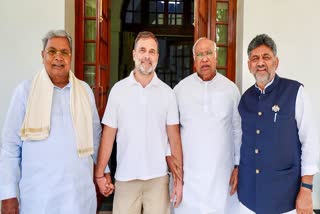 Out of three seats in Congress-ruled Karnataka, one would see renomination for party chief Mallikarjun Kharge