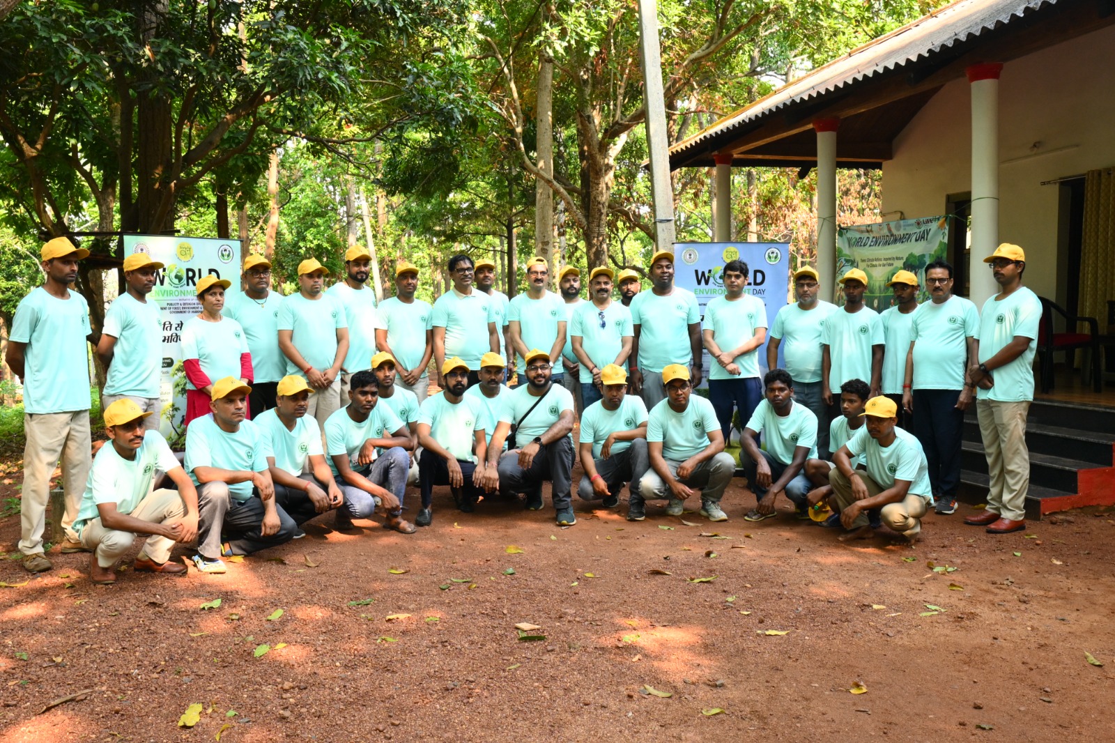 Cleanup drive in Horhap forest