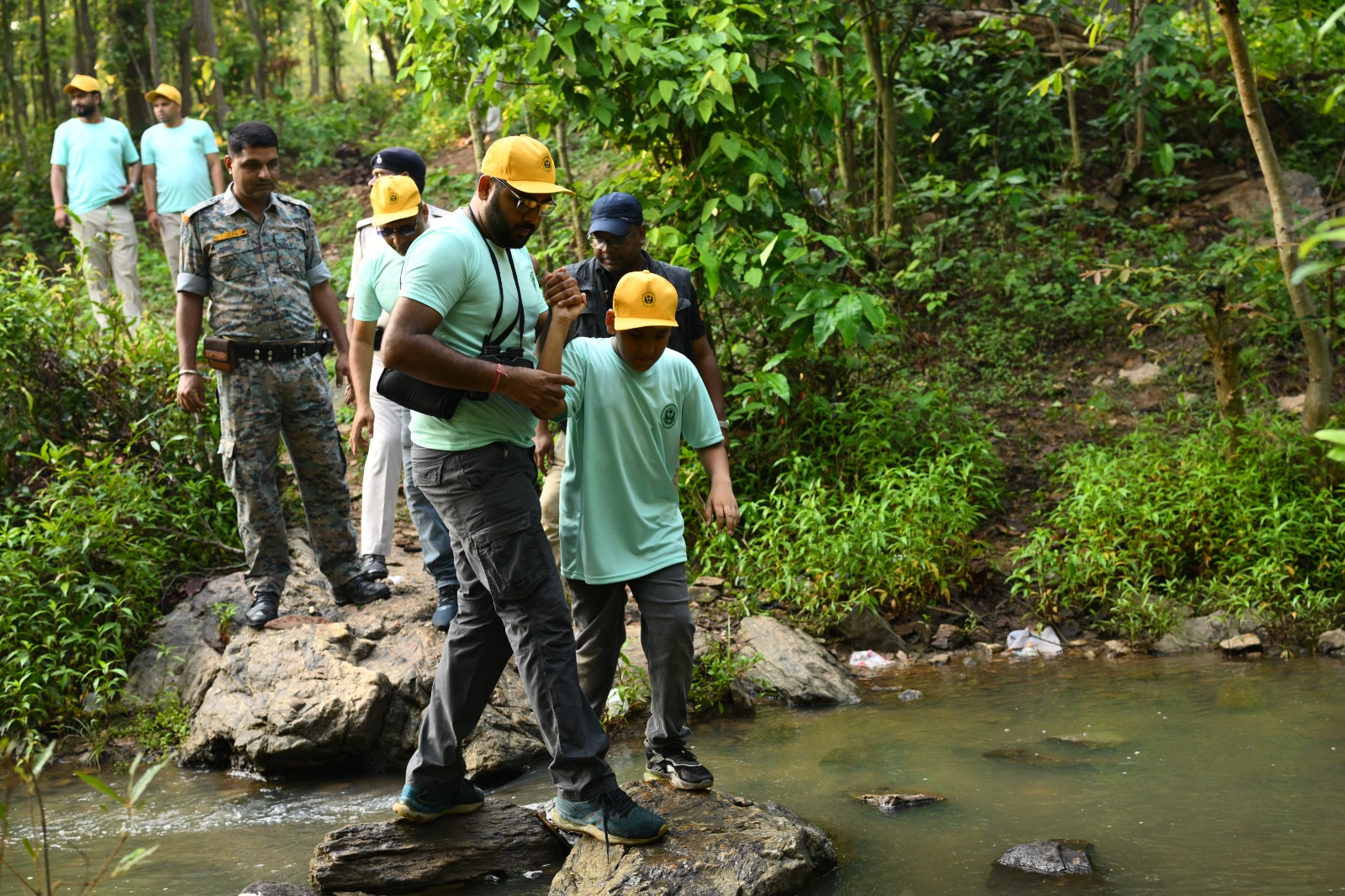 Cleanup drive in Horhap forest
