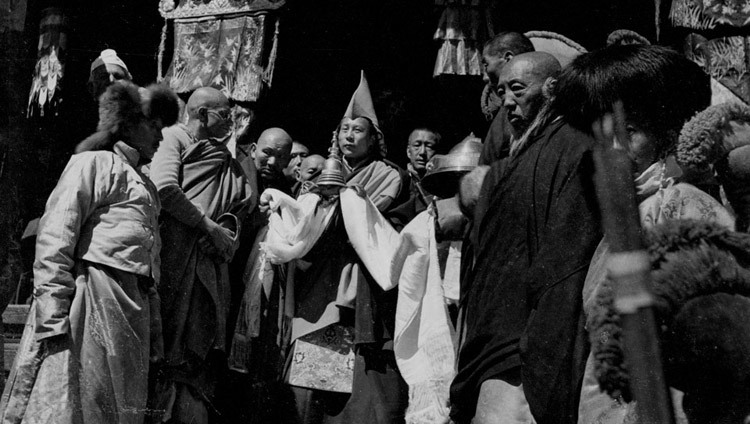 The Dalai Lama in Dromo, Tibet in 1951.