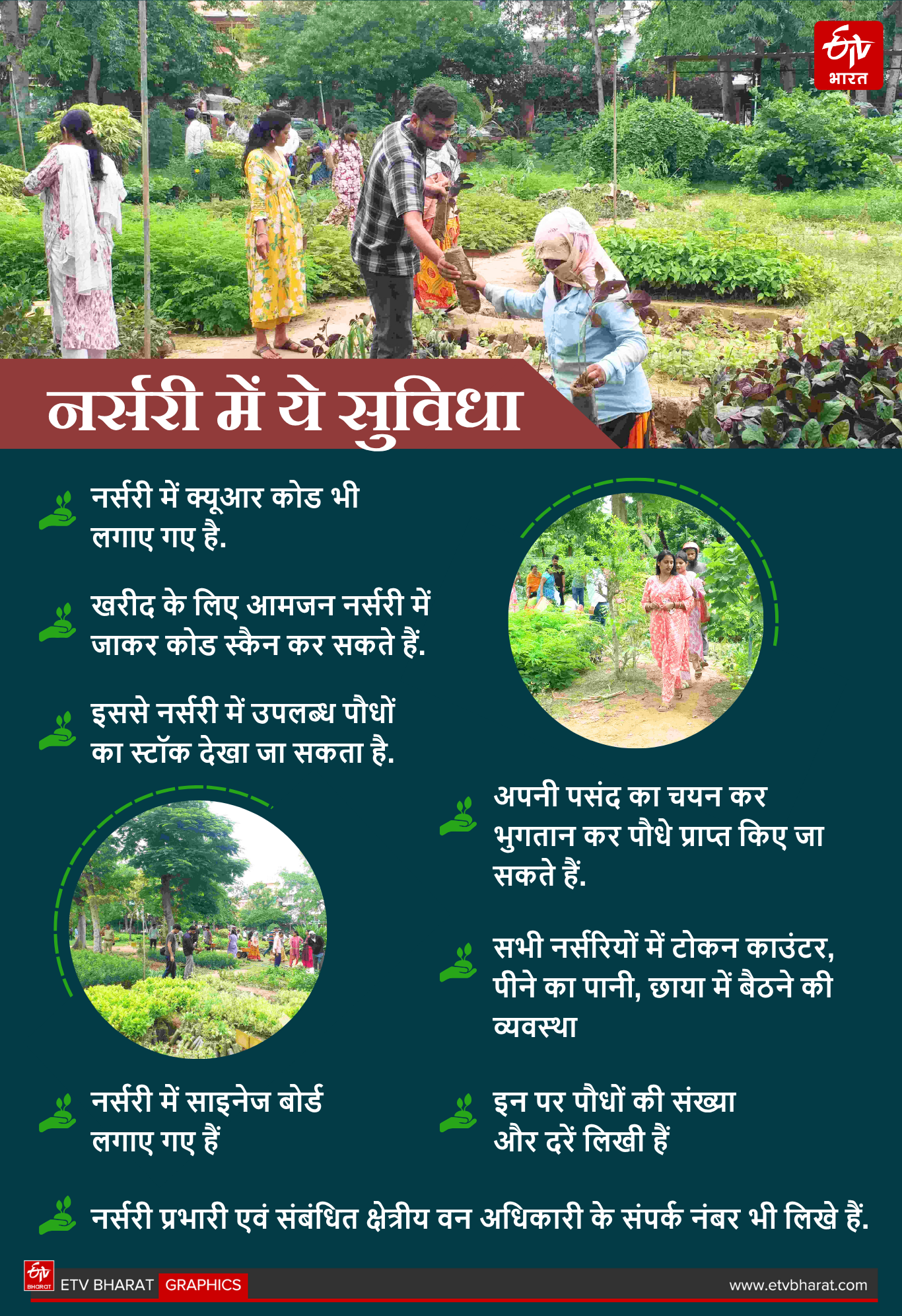 नर्सरी में ये सुविधा