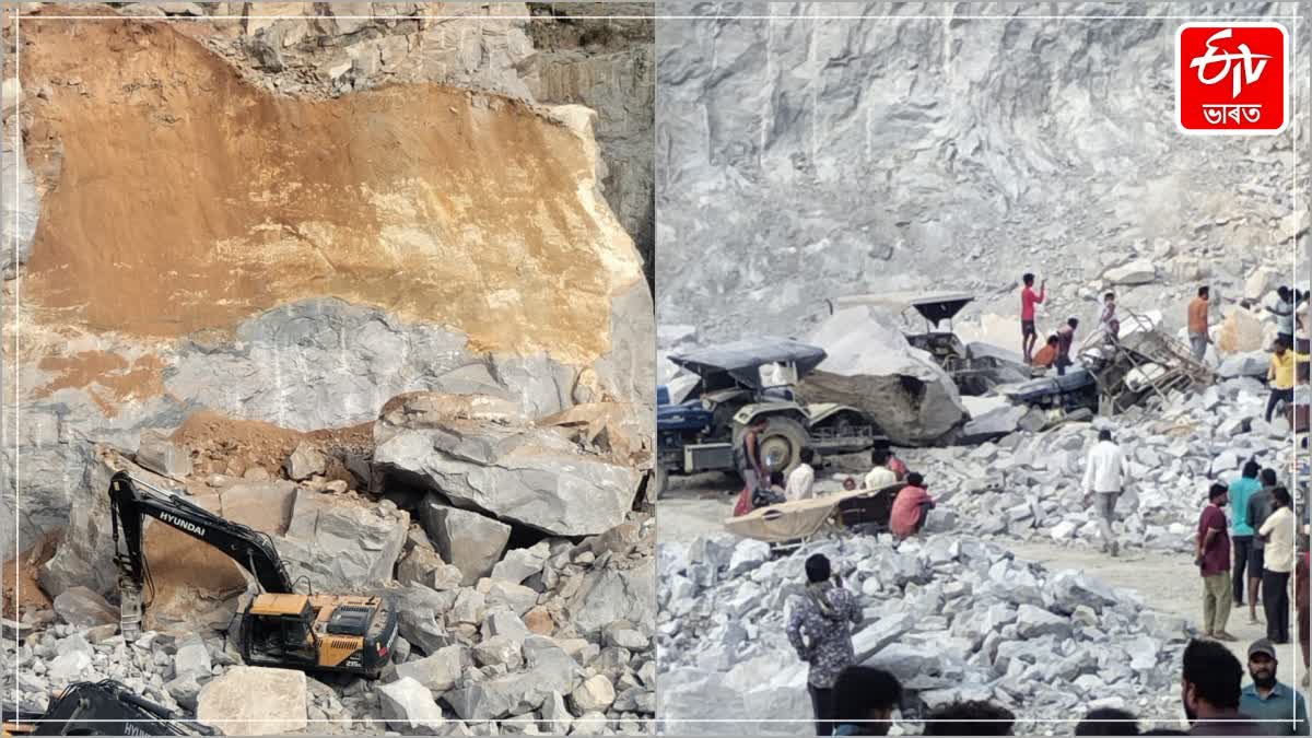 LABOURERS KILLED AS ROCK COLLAPSES
